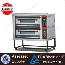 Commercial Hotel Kitchen Equipment K026 2-Schicht 4-Fach-Ofen Hersteller Öfen zum Verkauf Gebrauchte Gas Pizza Oven